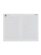 Ежедневник недатированный А5, 160 листов, обложка бумвинил, бордовый 6259811