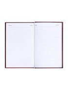 Ежедневник недатированный А5, 160 листов, обложка бумвинил, бордовый - Фото 11