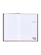 Ежедневник недатированный А5, 160 листов, обложка бумвинил, бордовый - Фото 5