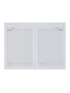 Ежедневник недатированный А5, 160 листов, обложка бумвинил, бордовый 6259811