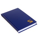 Ежедневник недатированный А5, 160 листов, обложка бумвинил, синий - Фото 2
