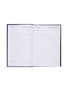 Ежедневник недатированный А5, 160 листов, обложка бумвинил, синий - Фото 26