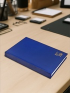 Ежедневник недатированный А5, 160 листов, обложка бумвинил, синий - Фото 5