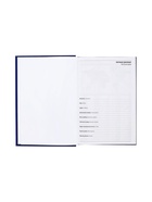 Ежедневник недатированный А5, 160 листов, обложка бумвинил, синий - Фото 9