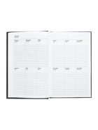 Ежедневник недатированный А5, 160 листов, обложка бумвинил, чёрный - Фото 13