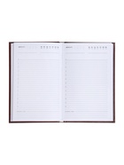 Ежедневник недатированный А5, 160 листов, обложка бумвинил, коричневый, МИКС - Фото 19