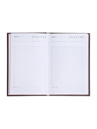 Ежедневник недатированный А5, 160 листов, обложка бумвинил, коричневый, МИКС - Фото 22