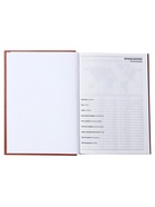 Ежедневник недатированный А5, 160 листов, обложка бумвинил, коричневый - Фото 7