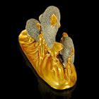 Сувенир керамика под золото "Три дельфина на волне" 9х14х5,5 см - Фото 2