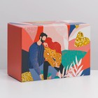 Коробка подарочная сборная, упаковка, «Love», 22 х 15 х 10 см - Фото 4