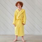 Халат махровый детский Экономь и Я, р-р 28, цвет светло-жёлтый, 100% хлопок 320 г/м² - Фото 2