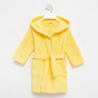 Халат махровый детский Экономь и Я, р-р 28, цвет светло-жёлтый, 100% хлопок 320 г/м² - Фото 8