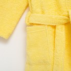 Халат махровый детский Экономь и Я, р-р 28, цвет светло-жёлтый, 100% хлопок 320 г/м² - Фото 10