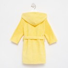 Халат махровый детский Экономь и Я, р-р 28, цвет светло-жёлтый, 100% хлопок 320 г/м² - Фото 11