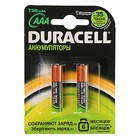 Аккумулятор Duracell, Ni-Mh, AAA, HR03-2BL, 1.2В, 750 мАч, блистер, 2 шт. - Фото 1