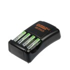 Зарядное устройство Duracell CEF15 + 4 аккумулятора AA 2400 мАч, черный - Фото 1