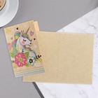 Открытка-шильдик «Единорог» 11.5×8.5 см - Фото 2