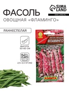 Семена Фасоль овощная «Фламинго», 5 г, «АЭЛИТА» - Фото 1