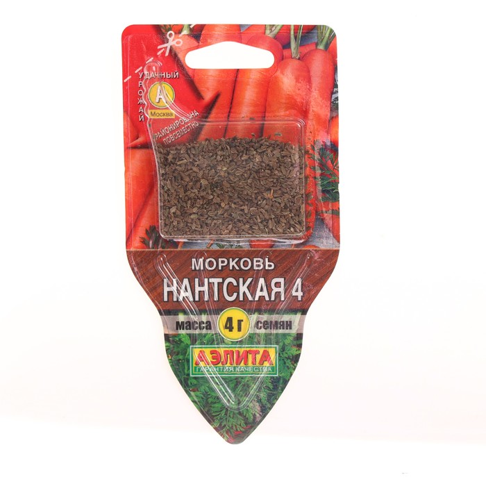 Семена в сеялке Морковь «Нантская 4», 4 г, «Аэлита» - Фото 1