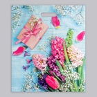 Пакет «Яркие гиацинты», полиэтиленовый, с вырубной ручкой, 38×45 см, 60 мкм - Фото 3