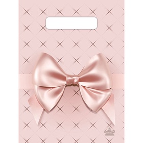 Пакет «Персиковый бант», полиэтиленовый, с вырубной ручкой, 19?25 см, 30 мкм (комплект 100 шт)