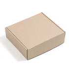 Коробка самосборная, бурая, 27 х 24 х 8 см - фото 3358460