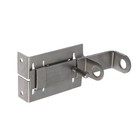 Задвижка дверная ЗД-04, без покрытия , в упаковке10 шт. (комплект 10 шт) - фото 24336589