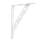 Кронштейн усиленный 200?150 полимер белый,10 шт. (комплект 10 шт) - фото 22467791