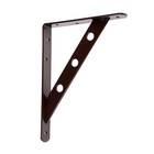 Кронштейн усиленный 200х150 полимер коричневый , 10 шт (комплект 10 шт) - фото 25269614