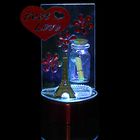 Сувенир стекло "Послание из Парижа Best Love" свет 11,5х8х6 см - Фото 6