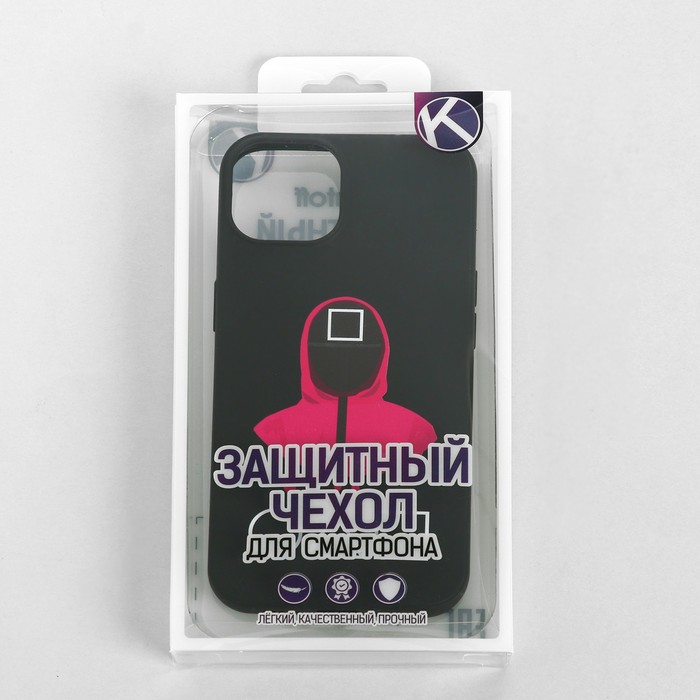 Чехол Krutoff, для Apple iPhone 13, Soft Case, начальник, черный - фото 51775707 Чехол Krutoff, для Apple iPhone 13, Soft Case, начальник, черный - фото 51775707