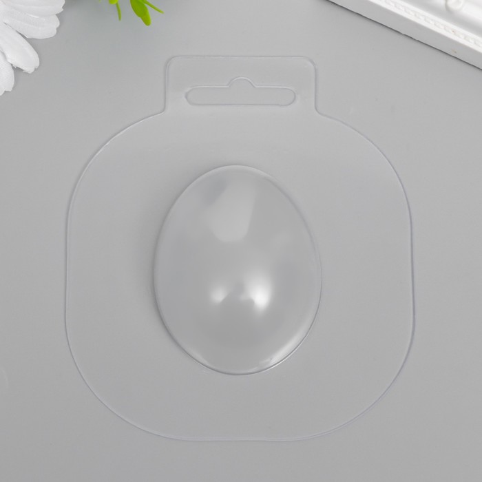 Пластиковая форма "Яйцо С0" 5,5х4,5 см - Фото 1