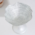 Конфетница «Античная роза», d=15 см, цвет платиновый - фото 24028776