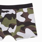 Трусы мужские боксеры с принтом, цвет хаки, размер 46 - Фото 4