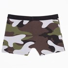 Трусы мужские боксеры с принтом, цвет хаки, размер 52 - Фото 5