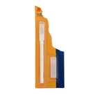 УЦЕНКА Нож макетный ТУНДРА, алюминиевая ручка, перьевое лезвие (5 доп. лезвий) - Фото 4