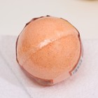 Бомбочка для ванн с шиммером Happy "Блестящий восторг" 130 г (оранжевый) - Фото 4