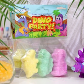 Бомбочки для ванны Dino Party 3*40 г 7626737