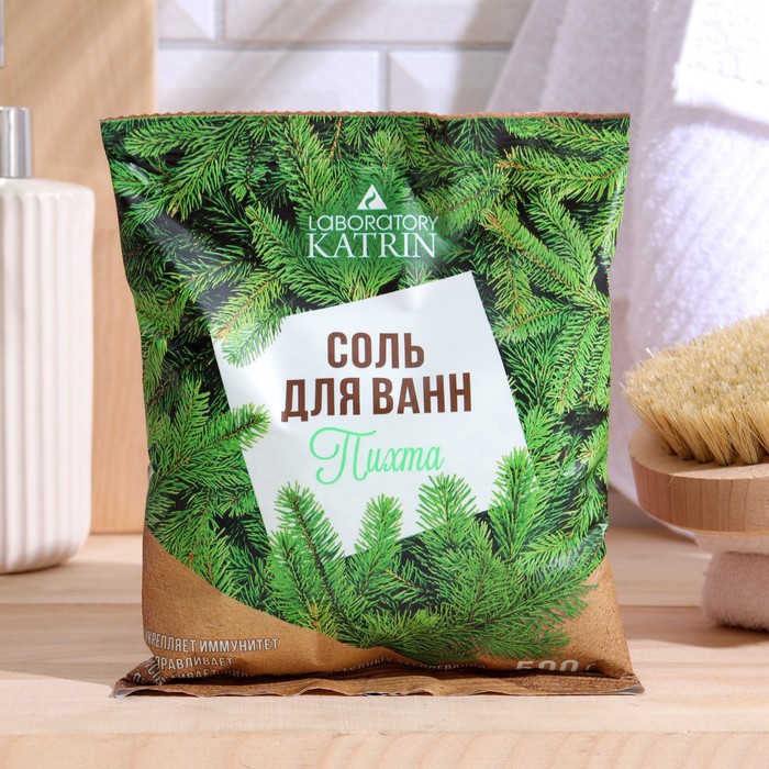 Соль для ванн Laboratory Katrin пихта, 500 г - Фото 1