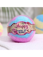 Бомбочка для ванн "счастье - это так просто" 120 г - фото 39665873