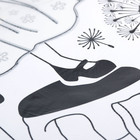 Наклейка интерьерная 3D "Малышка на стульчике" 75х48 см - Фото 2