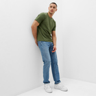 Футболка мужская MINAKU REGULAR FIT: цвет хаки, р-р 48 - Фото 2