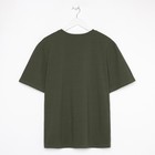 Футболка мужская MINAKU REGULAR FIT: цвет хаки, р-р 48 - Фото 9