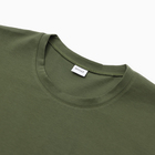 Футболка мужская MINAKU REGULAR FIT: цвет хаки, р-р 48 - Фото 6