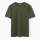 Футболка мужская MINAKU REGULAR FIT: хаки, р-р 50 - Фото 5