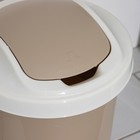 Контейнер для мусора Vogut, 12 л, цвет кофейный - фото 8974975