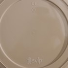 Ведро для мусора Vogue, 12 л, с крышкой маятник, кофейный - Фото 4