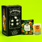 Подарочный чёрный чай «Крутой мужик»: апельсин и корица, 25 пакетиков х 1,8 г. (18+) - Фото 2