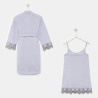 Набор женский (халат, сорочка) KAFTAN, р. 48-50, серый - Фото 18