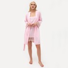 Набор женский (халат, сорочка) KAFTAN, р. 40-42, розовый 7662001 - фото 10685834